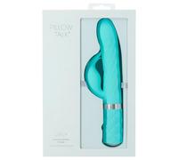 Pillow Talk Lively - Rechargeable Vibrator with Clitoral Arm (Turquoise)