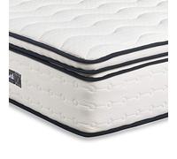Pillow Top Mattress, Happy Beds SleepSoul Space 2000 Pocket Spring Medium Firm Mattress with Classic Filling - 5ft UK King (150 x 200 cm)