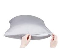 Pillowcase for Acne Prone Skin - Anti-Acne Copper Infused Pillow Case 1pc, Dermatologist-Tested Vegan Silk Pillowcase Queen Size 20x30, Cooling Silky Satin Pillow Cases for Hair and Skin