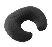 Pillowcase for Nursing Pillow and Positioner for Breastfeeding and Bottle Feeding, Propping Baby, Tummy Time, Baby Sitting Support, Awake-Time Support, Pillow Cover Only (Black)