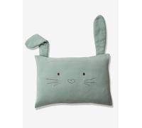 Pillowcase in Cotton Gauze for Babies, LAPIN VERT green