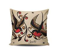 Pillowcase Sailor Jerry Tattoo Home Sofa Square Soft Cushion Cover Smooth Throw Pillow Cover 2 Pack For Cafe Decor Car Home DéCor