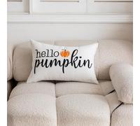 Pillowcase with Trendy Pumpkin Design For Creating a Warm Ambiance in Your Home During Halloween and Thanksgiving Events (D)
