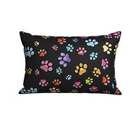 Pillowcases Dog Gone Pawful Paws Plush Throw Pillow Covers With Invisible Zipper Home Decor Chair Pillowcases, For Party, Outdoor, Home, 40x60cm