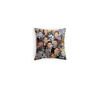 Pillowcases Soft Cushion Covers Throw Pillow Case Leonardo DiCaprio Collage for Sofa Couch Living Room Bed Decorative (Square 18x18)
