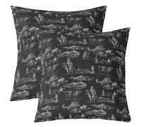 Pillowcases Western Cowboy Farm Decor Double-Sided Throw Pillow Cases Cosy Pillow Case For Livingroom Home Toddler Cot 2 Pack