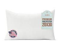 Pillowflex Polyester Filled Machine Washable 50cm x 75cm 20 X 30 - Inch Pillow Form Insert