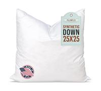 Pillowflex Synthetic Down Alternative Pillow Inserts for Shams (25 Inch by 25 Inch)