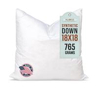 Pillowflex Synthetic Down Pillow Inserts For Shams Aka Faux/Alternative 45cm x 45cm (18 Inch By 18 Inch)
