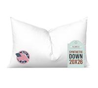 Pillowflex Synthetic Down Pillow Inserts For Shams Aka Faux/Alternative 50cm x 65cm (20 Inch By 26 Inch)