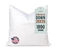 Pillowflex Synthetic Down Pillow Inserts For Shams Aka Faux/Alternative 65cm x 65cm (26 Inch By 26 Inch)