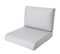 PillowPrim, Chair Cushion for Rattan Chair, Outdoor, Pallet Cushion, Seat Cushion, Rattan Furniture, Ash, 70 x 70 cm
