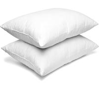 Pillows for Sleeping, Luxury Super Support Pillows 4 Pack, Soft Hotel Quality Pillows For Side, Back, Stomach Sleepers - Hollowfibre Filled Firm & Supportive Bed Pillow