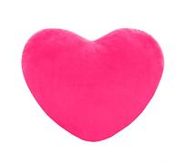 Pillows Heart Pillow Heart Cuddle Cushion Cuddly Teddy Bear Fleece Super Soft 3D Heart Shape Fluffy Filled Cushion Warm Home Decoration Gift for Loved One Valentine Day Heart Cushion (Hot Pink 20cm)