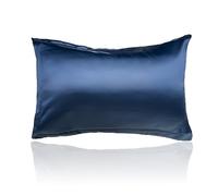 PillowTalk 100% Copper Infused Pillowcase - Frame Edge Pillow Cases (20 x 26 inches) - Super Soft, Cosy & Breathable - Helps Improve Hair & Skin Health - Pillow Cover Infused with Copper Oxide - Navy