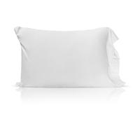 Pillowtex Copper Ion Infused Rayon Derived from Bamboo Cooling Pillow Case, White, Queen Size (20x36), Softand Breathable