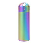 Pills Case Holder Waterproofs Stainless Steels Pills Box Keychains Portable Seal Medicine Storage Bottles Enduring Waterproofs Box Keychains Medication Storage for Outdoor