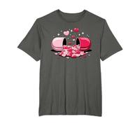 Pills Heart Love Valentine Hearts Medicine Pharmacy Capsule T-Shirt