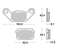 Pills Of Brake Pair BREMBO 07gr78cc for Moto Spare Parts Accessories