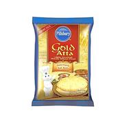 Pillsbury Gold Atta 5kg (Pack of 1) - Premium Wheat Flour for Chapati, Roti & Everyday Baking | Fine Atta for Indian Cooking | Vegetarian Pantry Staple