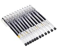 Pilot 101201 G105 Gel Ink Rollerball Pen with 0.5 mm Tip - Black (Pack of 12)