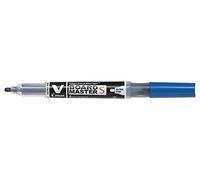 Pilot 10136 V Board Master S Begreen Extra Fine Tapered Marker Pen with Liquid Ink 1.3 mm Blue