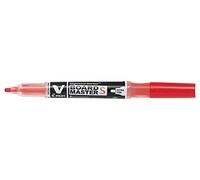 Pilot 10138 Begreen V Board Master Marker Extra Fine Bullet Tip 1.3 mm line Refillable Liquid Ink Red