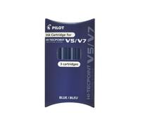 Pilot V5/V7 Cartridge Blue 1 Pack of 3 Cartridges