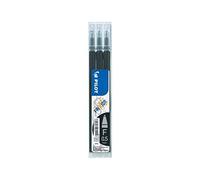 Pilot Refills for Frixion Clicker Rollerball 0.5 mm (Pack of 3) - Black