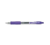 Pilot 31006 G2 Premium Retractable Gel Ink Pen Refillable Purple Ink .5mm Dozen