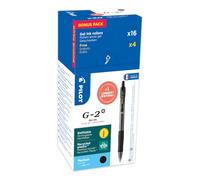 Pilot 3131910516460 G207 Gel Roller Pen - Black (Pack of 20)
