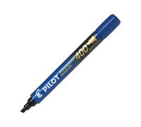 Pilot 400 Permanent Marker Set - 20 Pack (Blue) 4.0mm Chisel Tip - Bold, Precise Writing