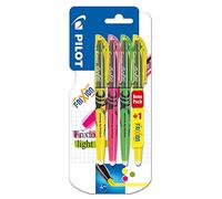 Pilot 4136B4 Frixion Highlighter Promotion 4 Pack of Yellow Green, Pink and Yellow