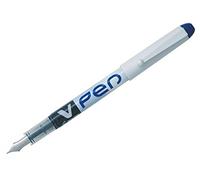 Pilot 631101203 - V-Pen Erasable Disposable Fountain Pen Blue PK12