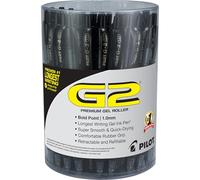 Pilot 84095 G2 Premium Retractable Gel Ink Pen, Refillable, Black Ink, 1.0 mm, 36/Pack