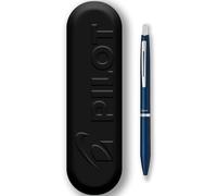 PILOT Acro 1000 Ballpoint Pen - Smooth Ink for Writing Fluidity - Refillable & Retractable - Black Ink - Medium Tip - In Metal Gift Tin (Navy Blue)