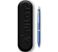 PILOT Acro 1000 Ballpoint Pen - Smooth Ink for Writing Fluidity - Refillable & Retractable - Black Ink - Medium Tip - In Metal Gift Tin (Sky Blue)
