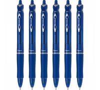 PILOT Pack of 3 Ballpoint Pens Medium Point Blue Acroball Begreen