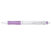 Pilot Acroball Retractable Ballpoint - Pure White/Violet (Box of 10)