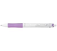 Pilot Acroball Retractable Ballpoint (Single Pen) - Pure White/Violet