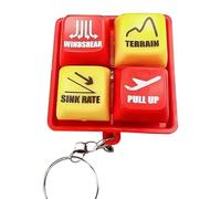 Pilot And Crew Alert Keychain EGPWS Warning Sound Simulator, Aviation Cockpit Safety Button, With Bright Led Light, Gift for Aviation Fans, Stress Relief (EGPS)