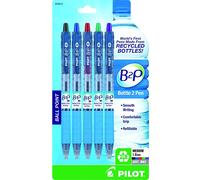 Pilot - B2P Ecoball Ballpoint pen flow pack - Medium - Black/Blue/Red/Green - Pack of 4