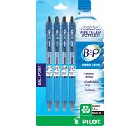 Pilot - B2P Ecoball Ballpoint pen flow pack - Medium - Blue - Pack of 4