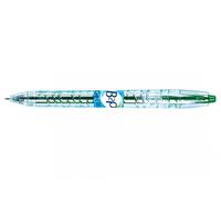 Pilot Begreen B2P Retractable Gel Rollerball Pen Recycled 0.7mm Tip 0.39mm Line Green (Pack 10)
