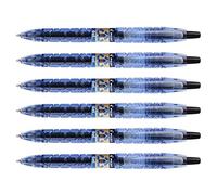 Pilot B2P Gel Ink Ballpoint Pens Set of 6Paste 0.5mm Line 0.3mm Blackaa