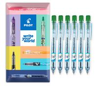Pilot B2P Retractable Ballpoint Pen 1.0mm Green Pack of 6