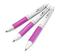 Pilot Begreen Acroball Retractable Ballpoint Pens - Medium 1.0mm - Pack of 3 - Pink