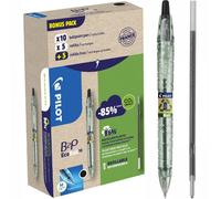 Pilot BegreeN B2P Ecoball Ballpoint Pen Medium Pen and Refill Pack Black