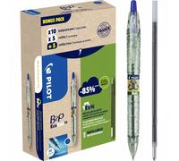 Pilot B2P ECOBALL Begreen Refillable Ballpoint Pen Medium Nib Black