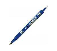Pilot Begreen Permanent Twin Marker - 10 Pack (Blue) 0.4mm & 0.8mm Tips - Versatile Marking